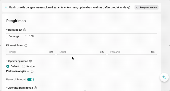 asuransi pengiriman Tokopedia Tokio Marine