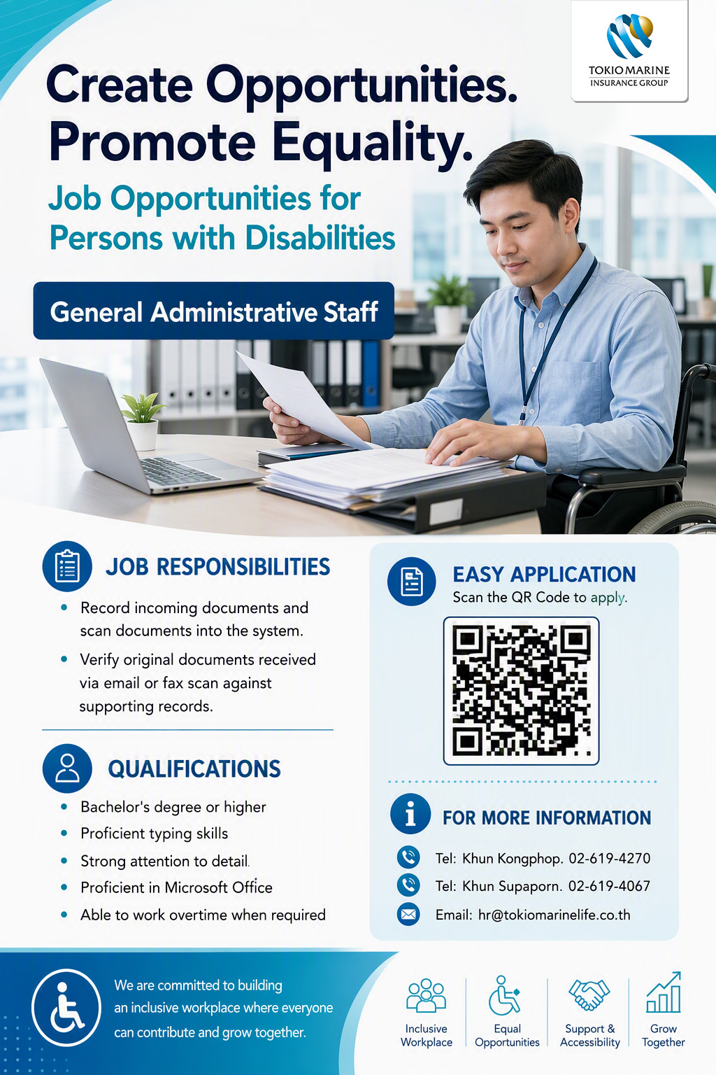 Job Opportunities for Persons with Disabilities