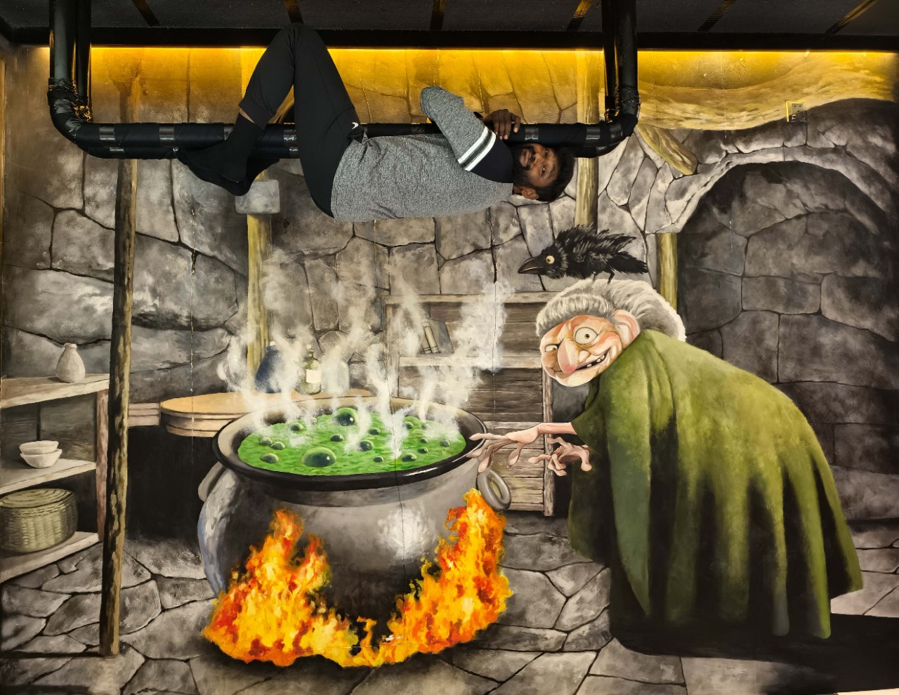 Penang Malaysia, 27th February 2024 - Inside Upside Down Museum 