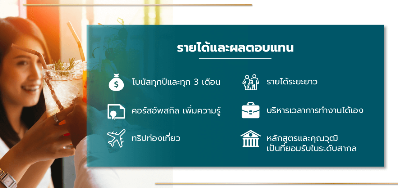 รายได้และค่าคอมมิชชัน ของตัวแทนประกัน